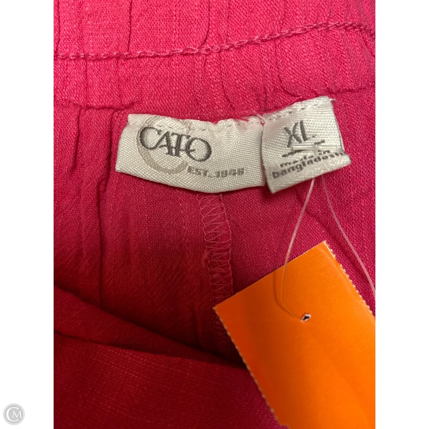 Skirt Midi By Cato In Pink, Size: Xl