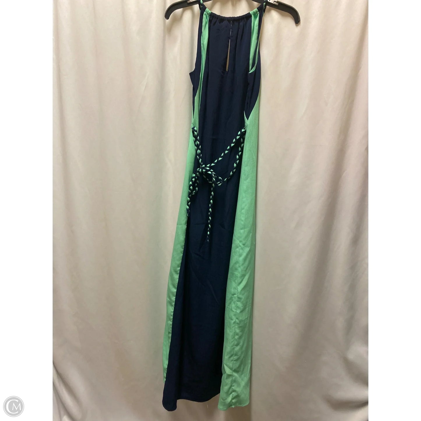 Dress Casual Maxi By New York And Co In Blue & Green, Size: Xs