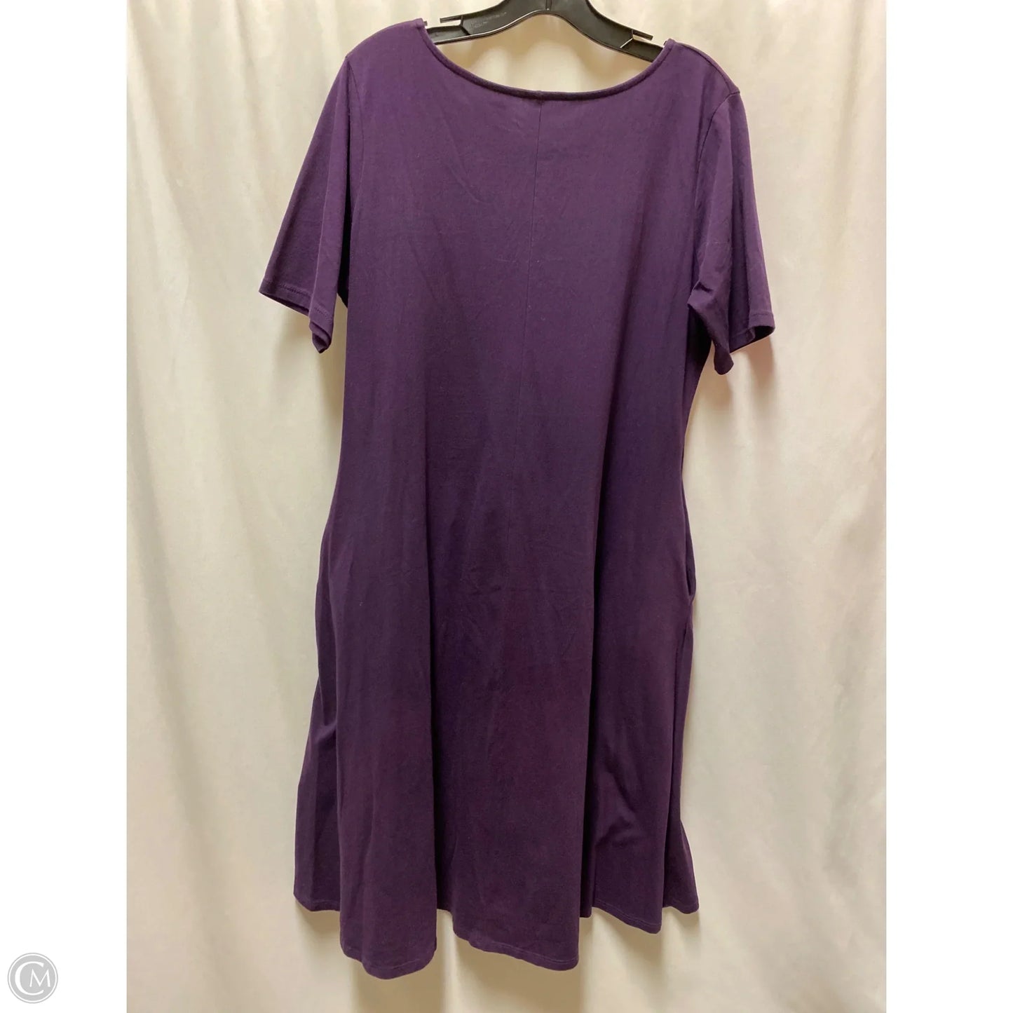 Dress Casual Midi By Zenana In Purple, Size: Xl