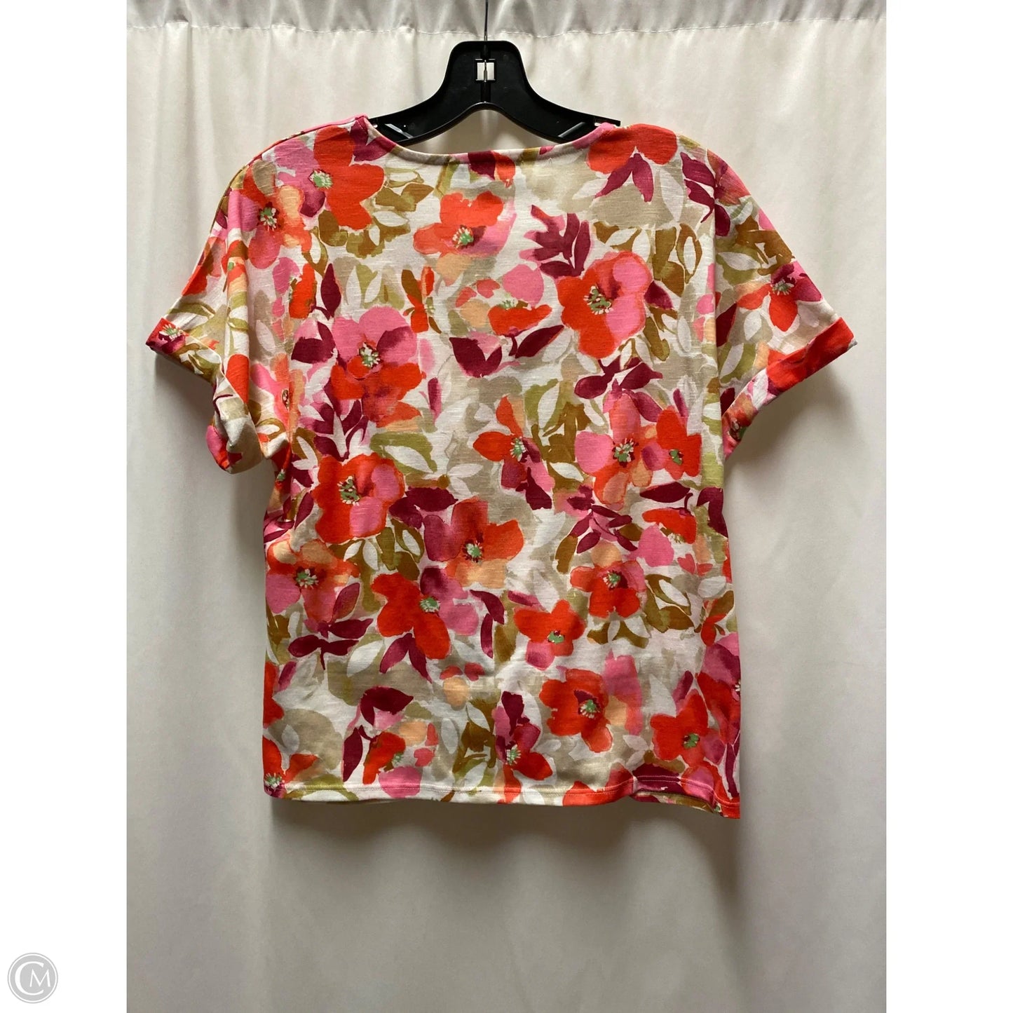 Top Short Sleeve By Clothes Mentor In Pink, Size: S