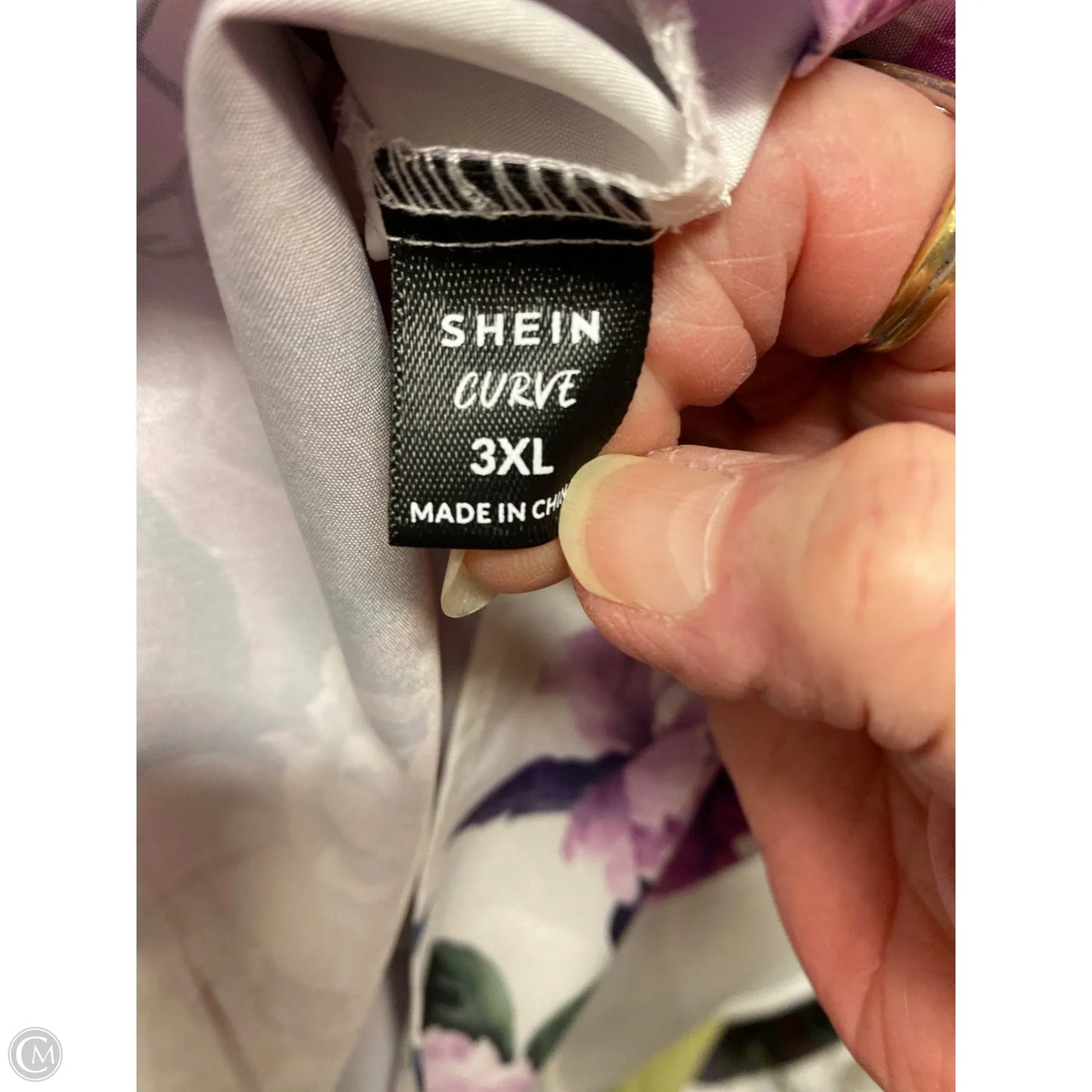 Top Sleeveless By Shein In Purple, Size: 3x