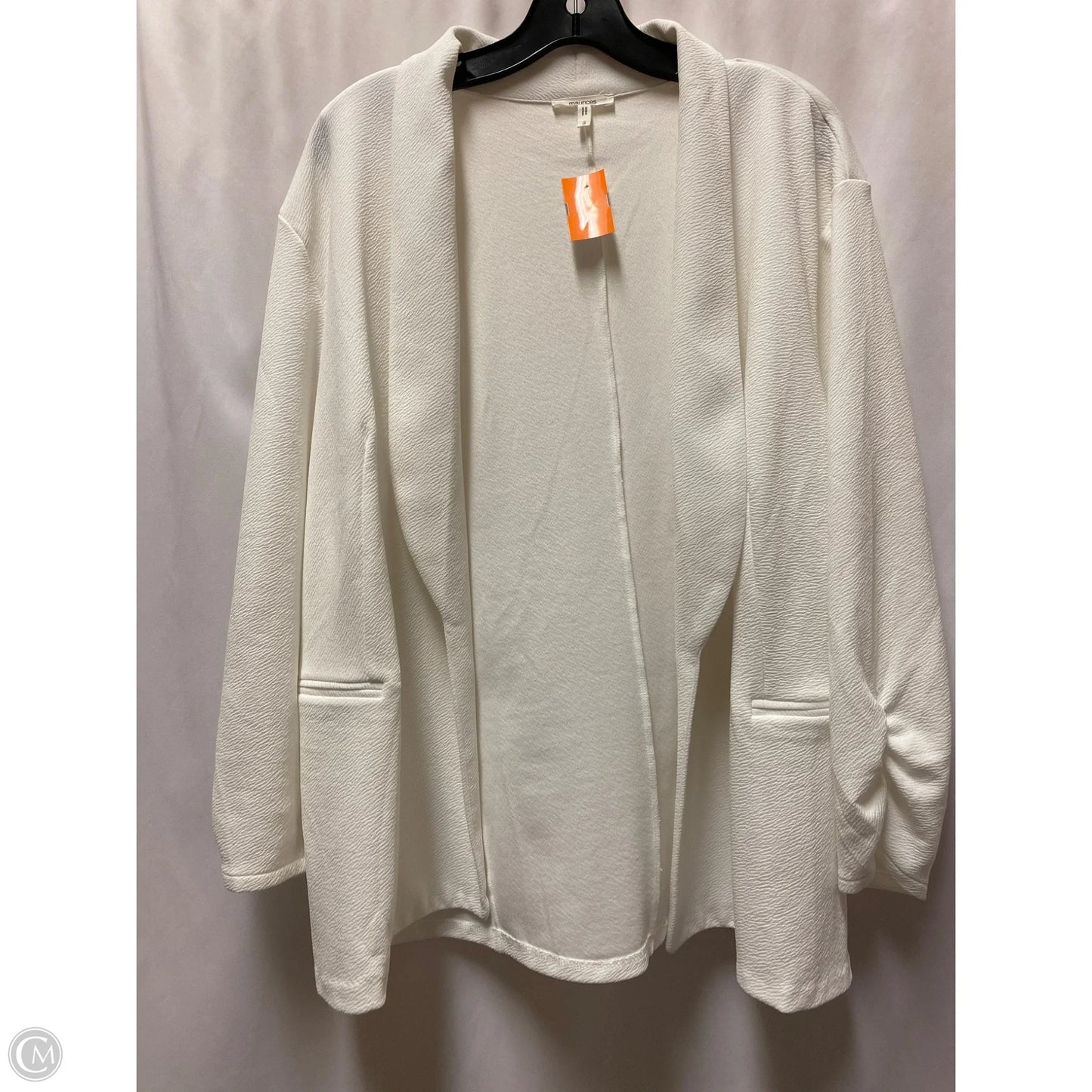 Blazer By Maurices In White, Size: 3x