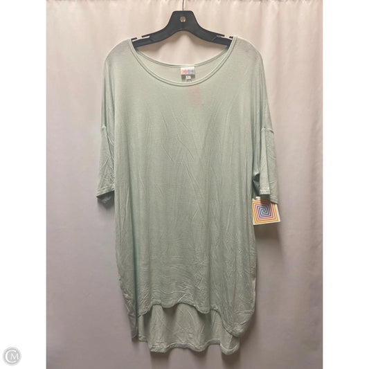 Top Short Sleeve By Lularoe In Green, Size: L