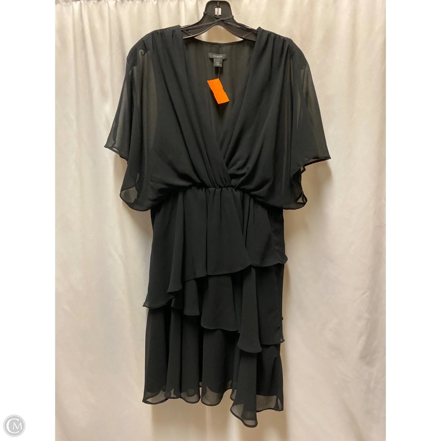 Dress Casual Midi By Halogen In Black, Size: L