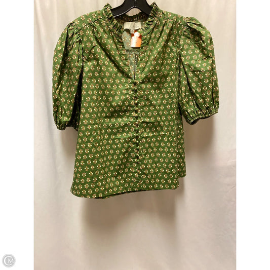 Top Short Sleeve By Pinch In Green, Size: M