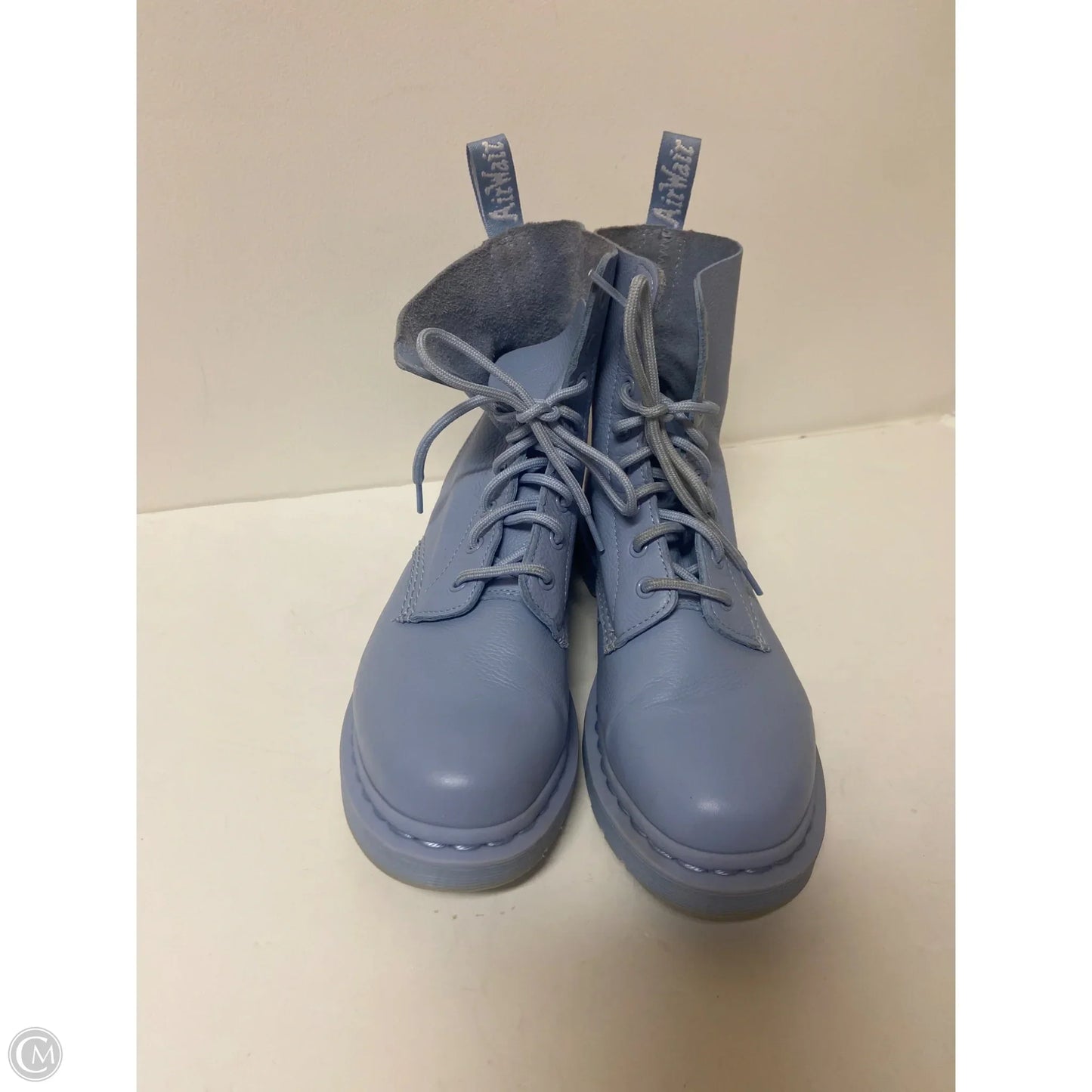 Boots Ankle Flats By Dr Martens In Purple, Size: 10