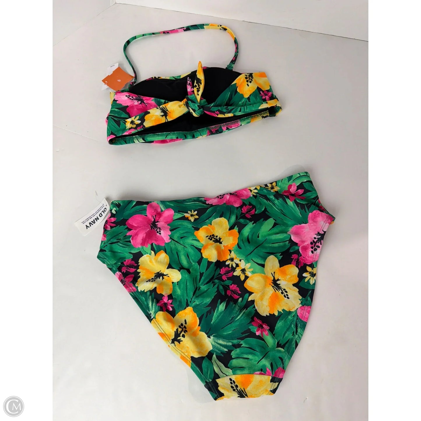 Swimsuit 2pc By Old Navy Floral Print, In Size, T XS B S