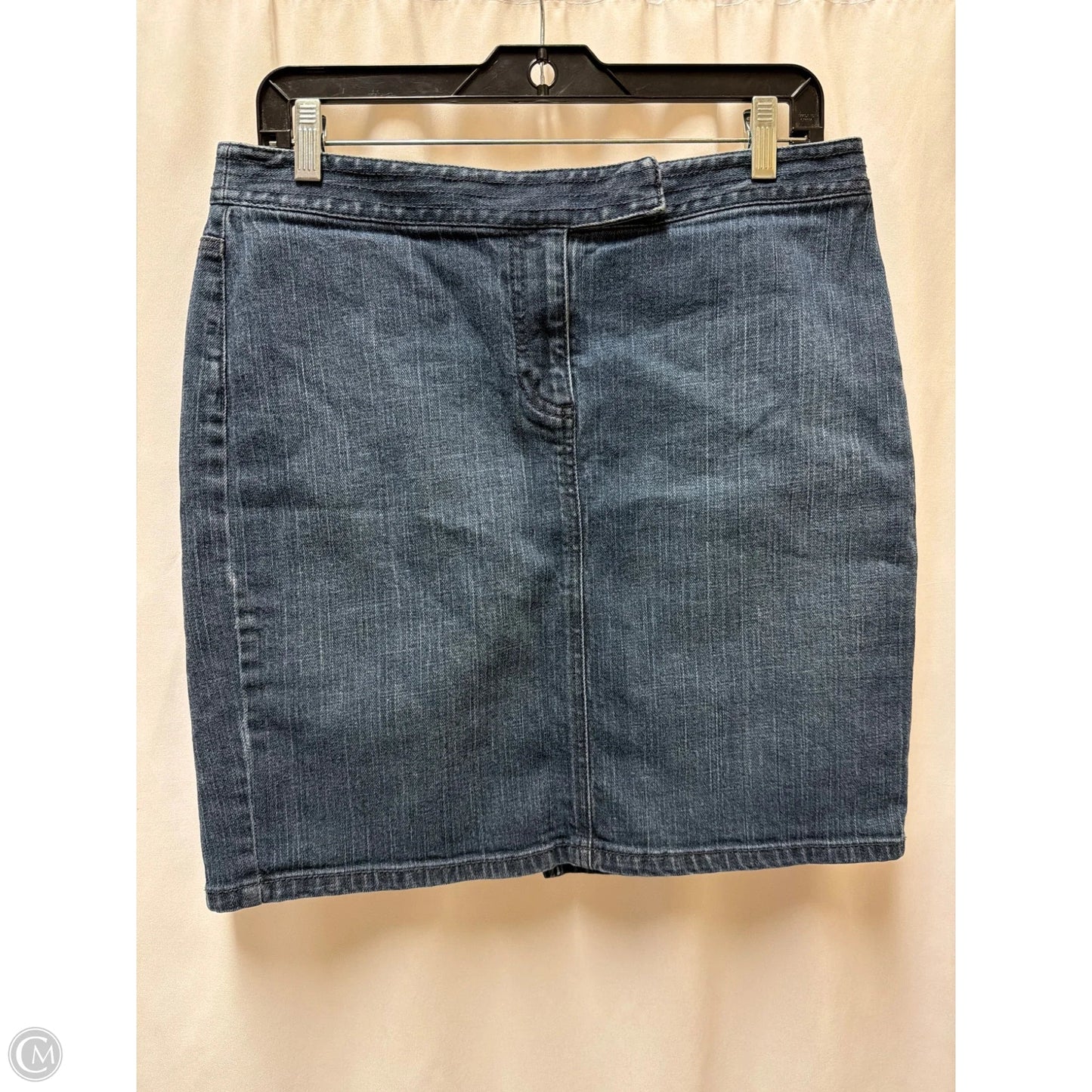 Skirt Mini & Short By Loft In Blue Denim, Size: 10p