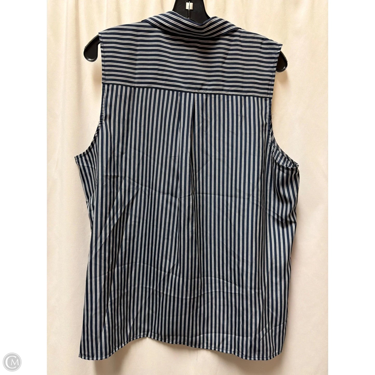 Top Sleeveless By Michael By Michael Kors In Navy, Size: Xl