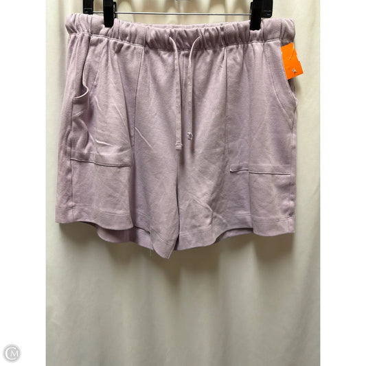Shorts By Zenana In Purple, Size: 1x
