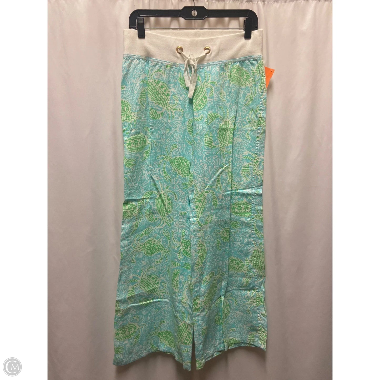 Pants Designer By Lilly Pulitzer In Blue & Green, Size: S