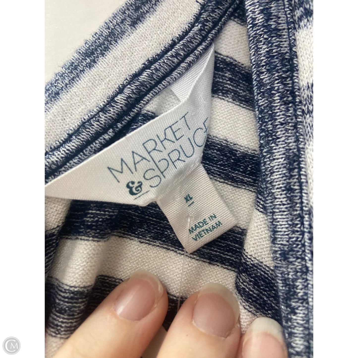 Top Sleeveless By Market & Spruce In Navy, Size: Xl