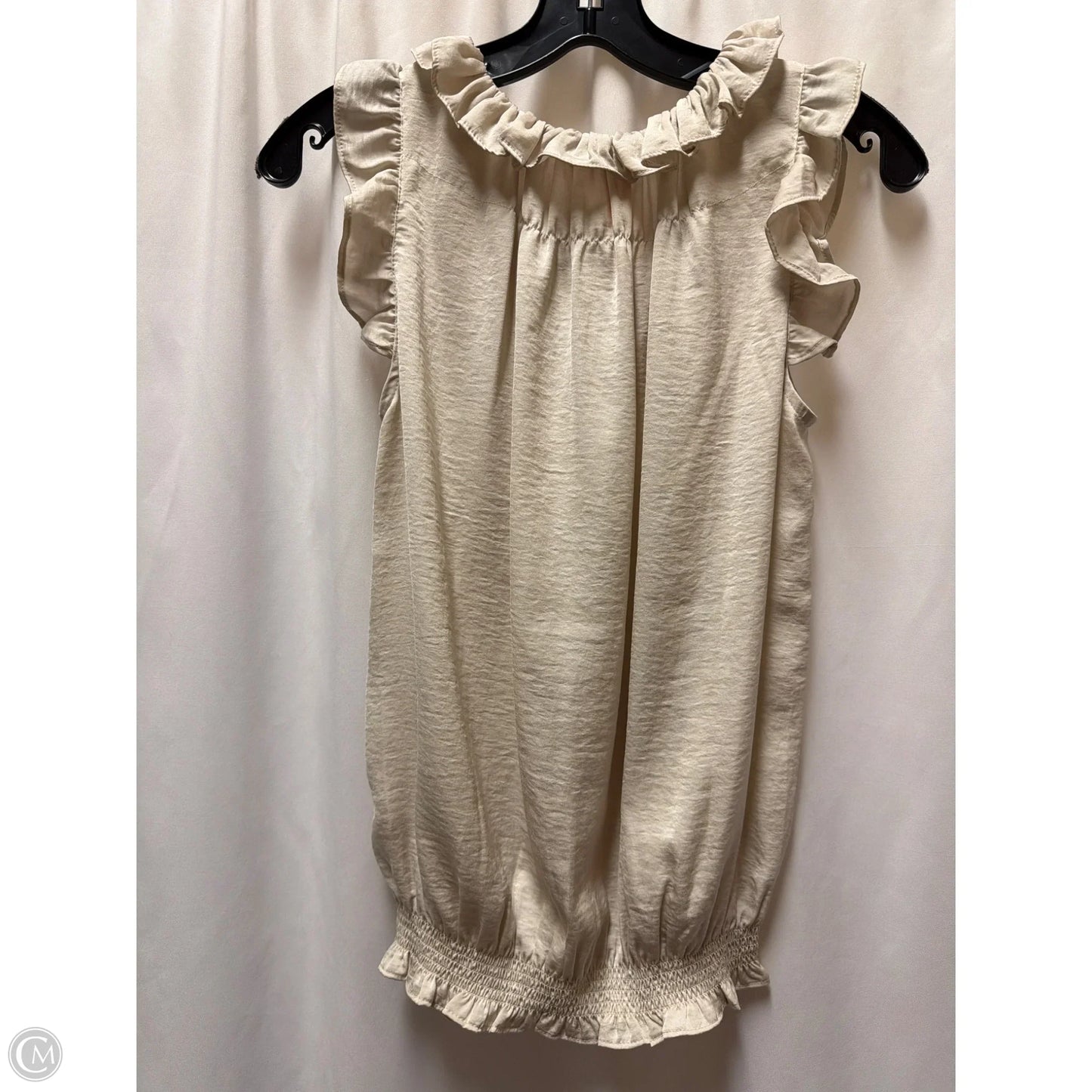 Top Sleeveless By Violet And Claire In Tan, Size: S