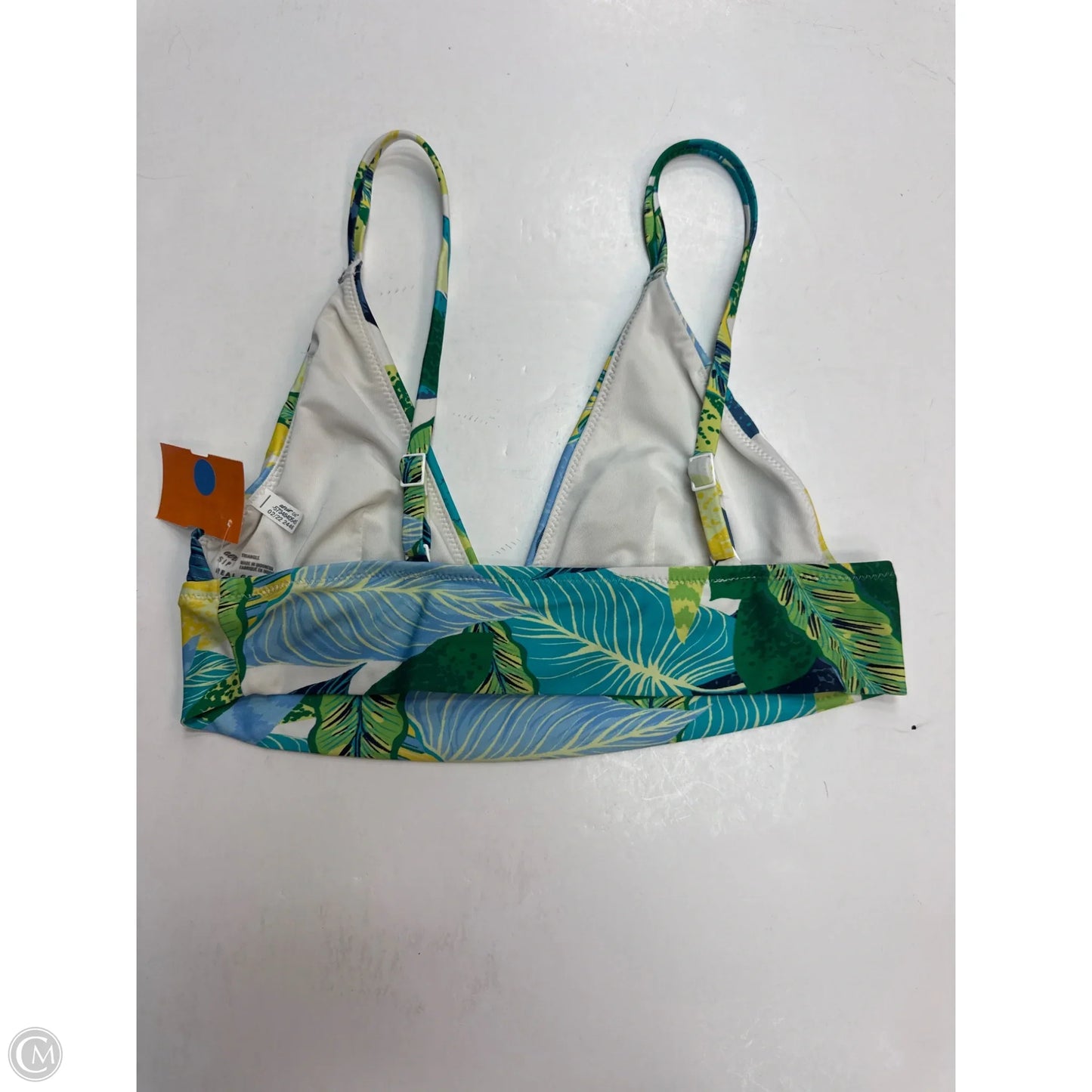 Swimsuit 2pc By Aerie In Green & Yellow, Size: S