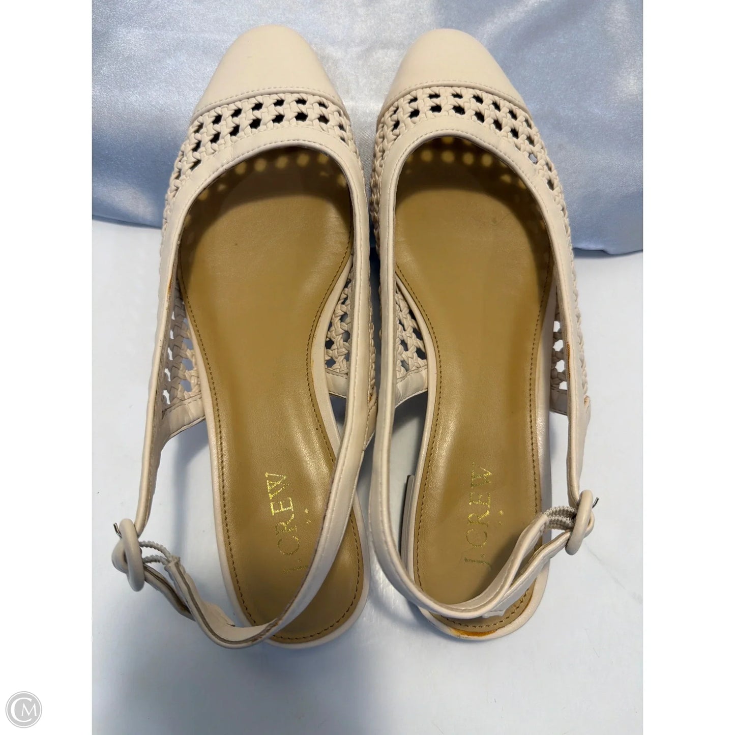 Sandals Flats By J. Crew In Cream, Size: 9