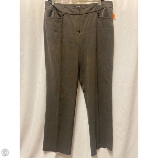 Pants Dress By Apt 9 In Brown, Size: 12