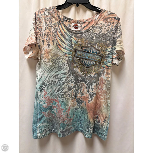 Top Short Sleeve By Harley Davidson In Multi-colored, Size: Xl