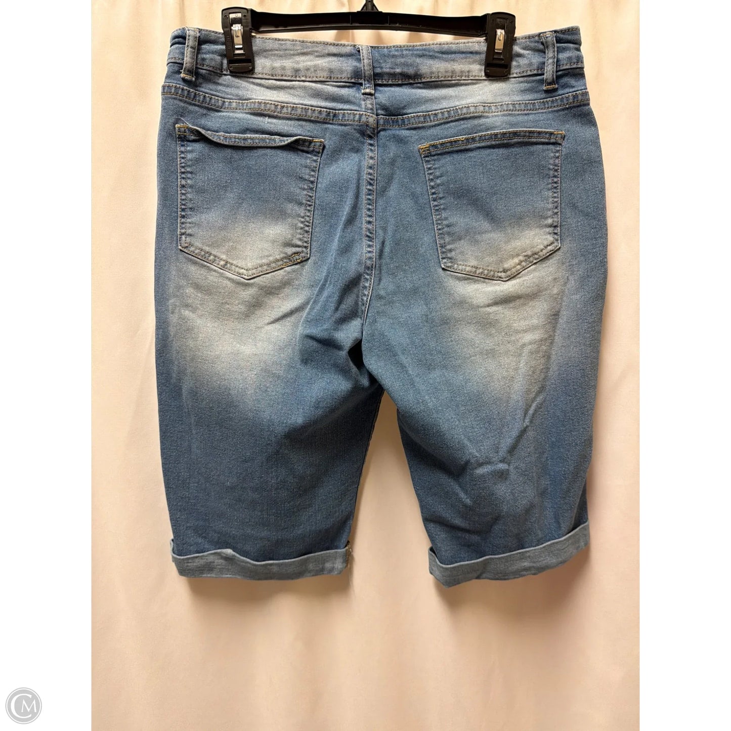 Shorts By Clothes Mentor In Blue Denim, Size: L