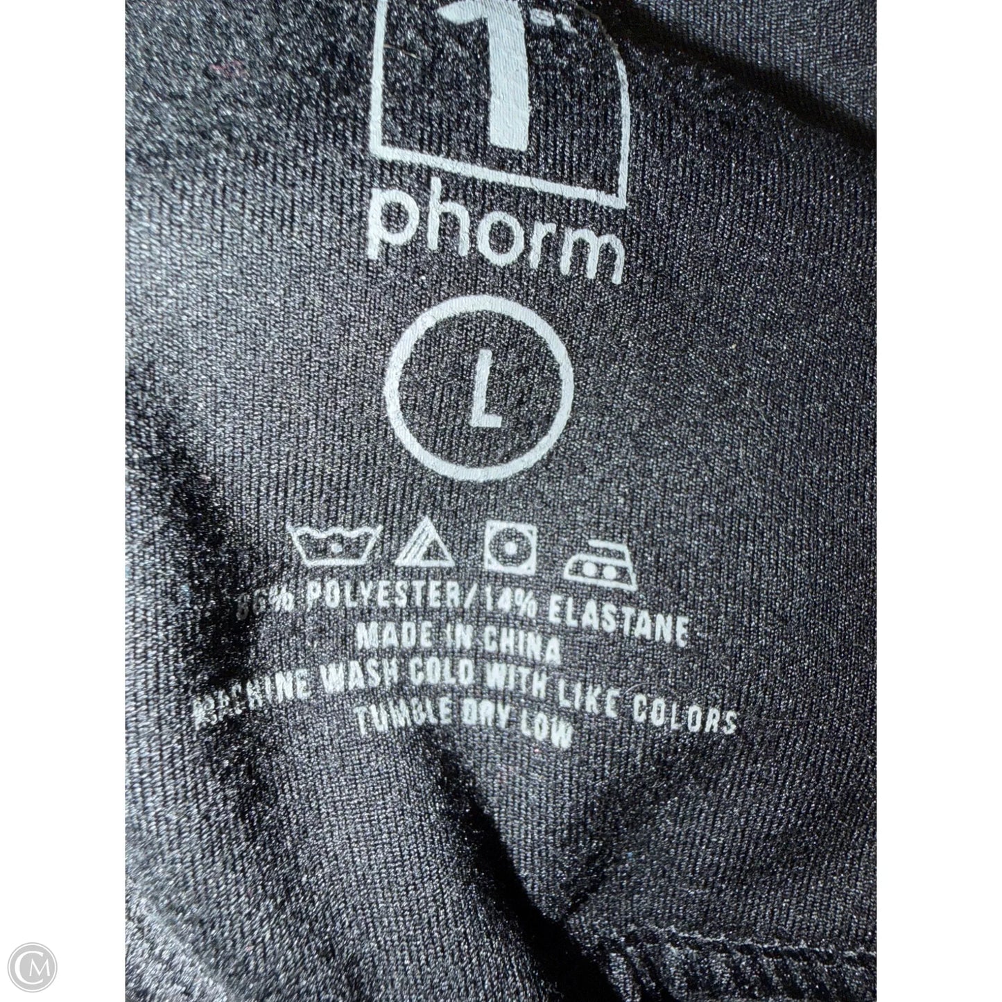 Athletic Shorts By Clothes Mentor In Black, Size: L