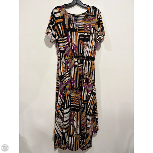 Dress Casual Maxi By Ashley Stewart In Purple, Size: L