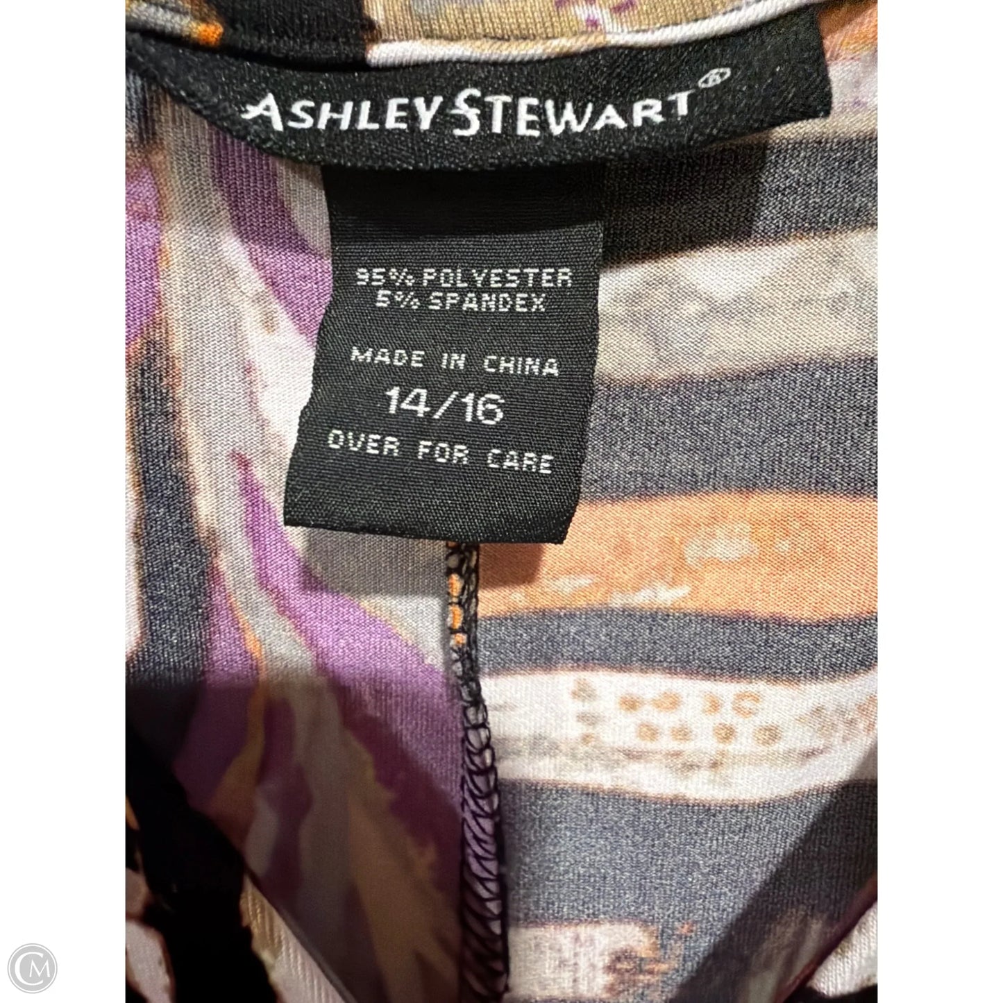 Dress Casual Maxi By Ashley Stewart In Purple, Size: L