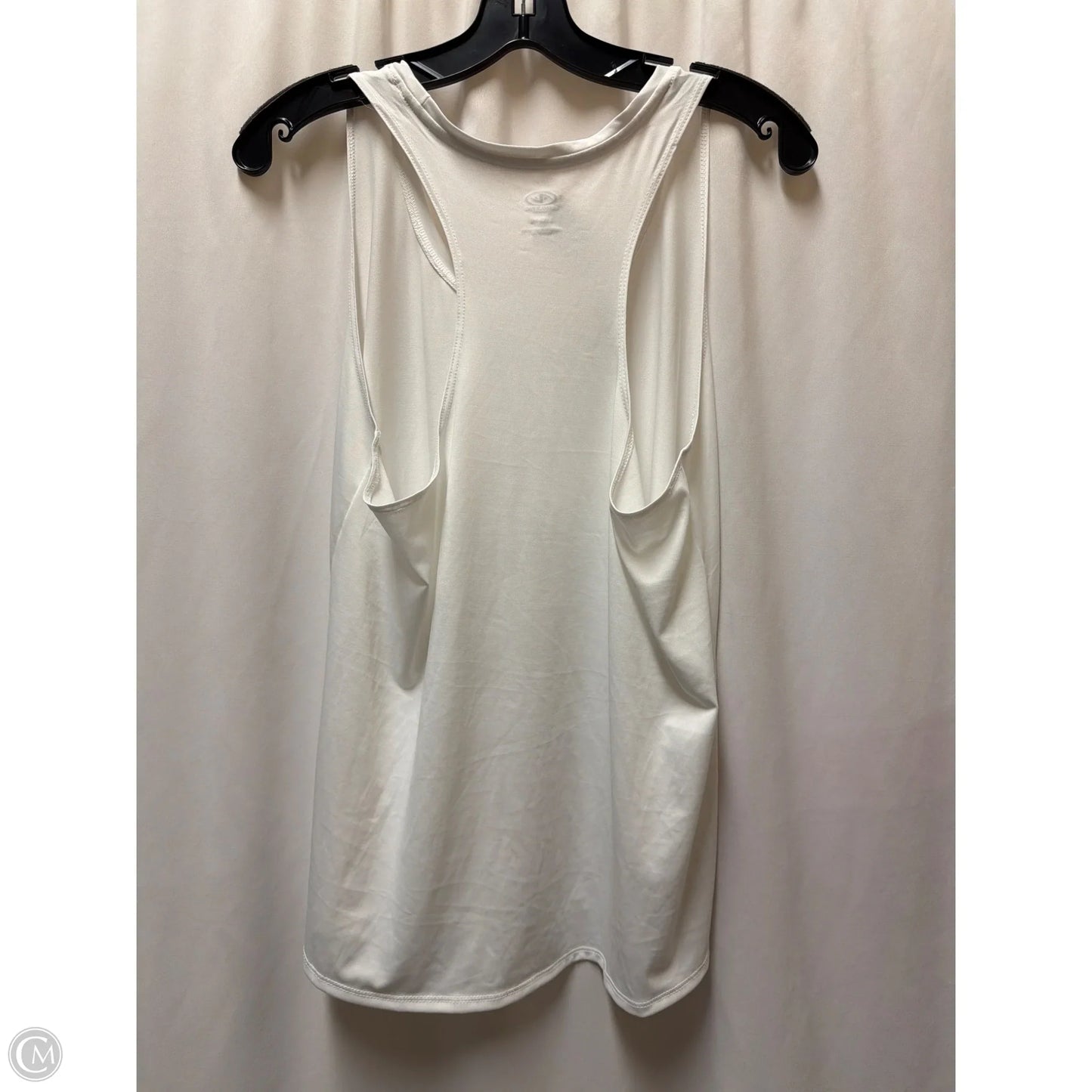 Athletic Tank Top By Athletic Works In White, Size: L