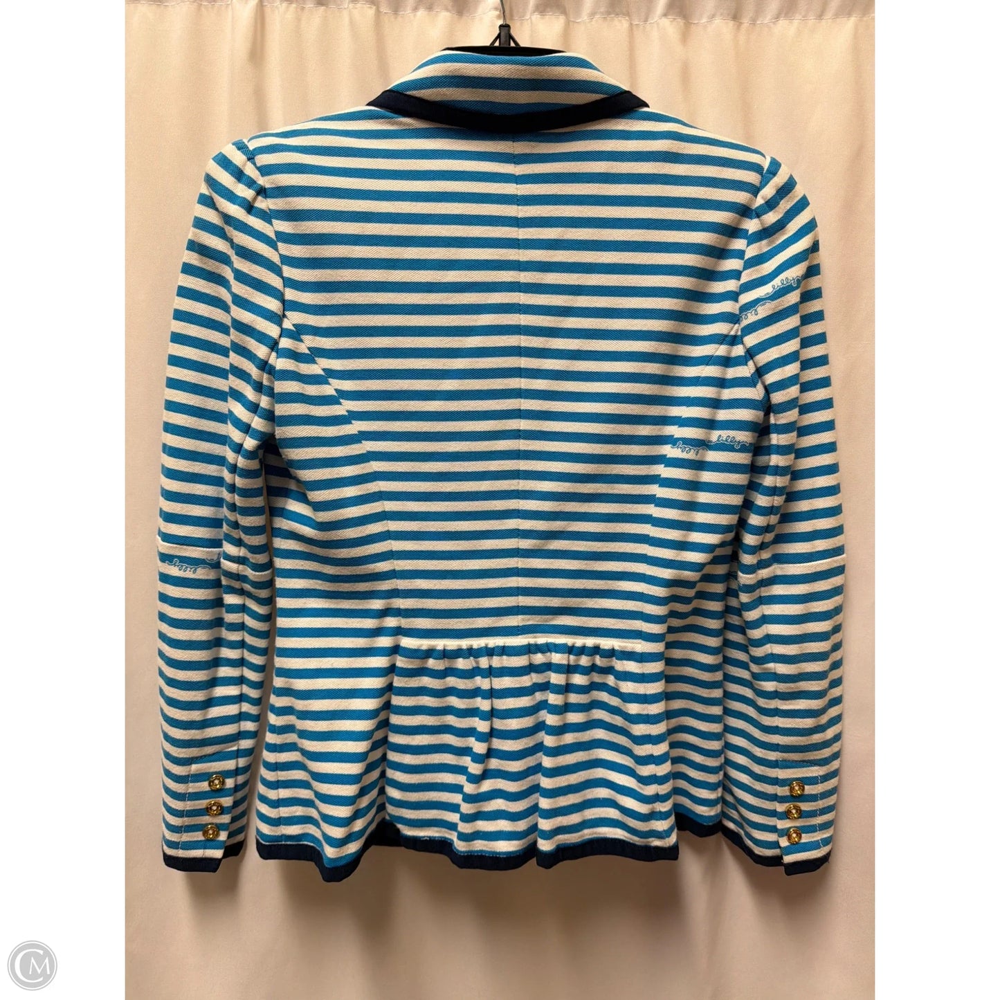 Blazer Designer By Lilly Pulitzer In Blue, Size: S