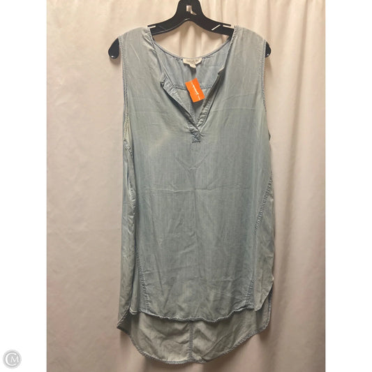 Top Sleeveless By Beachlunchlounge In Blue, Size: Xl