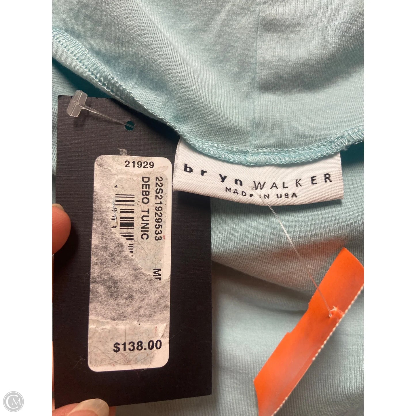Top Short Sleeve By Bryn Walker In Blue, Size: Xs