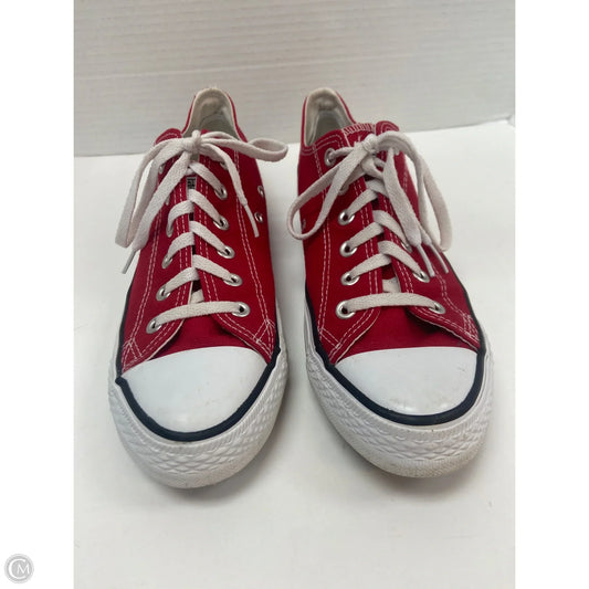 Shoes Sneakers By Converse In Red, Size: 9