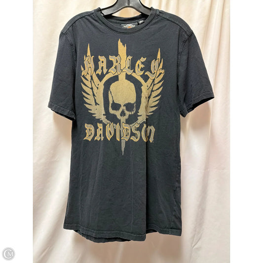 Top Short Sleeve By Harley Davidson In Black, Size: M