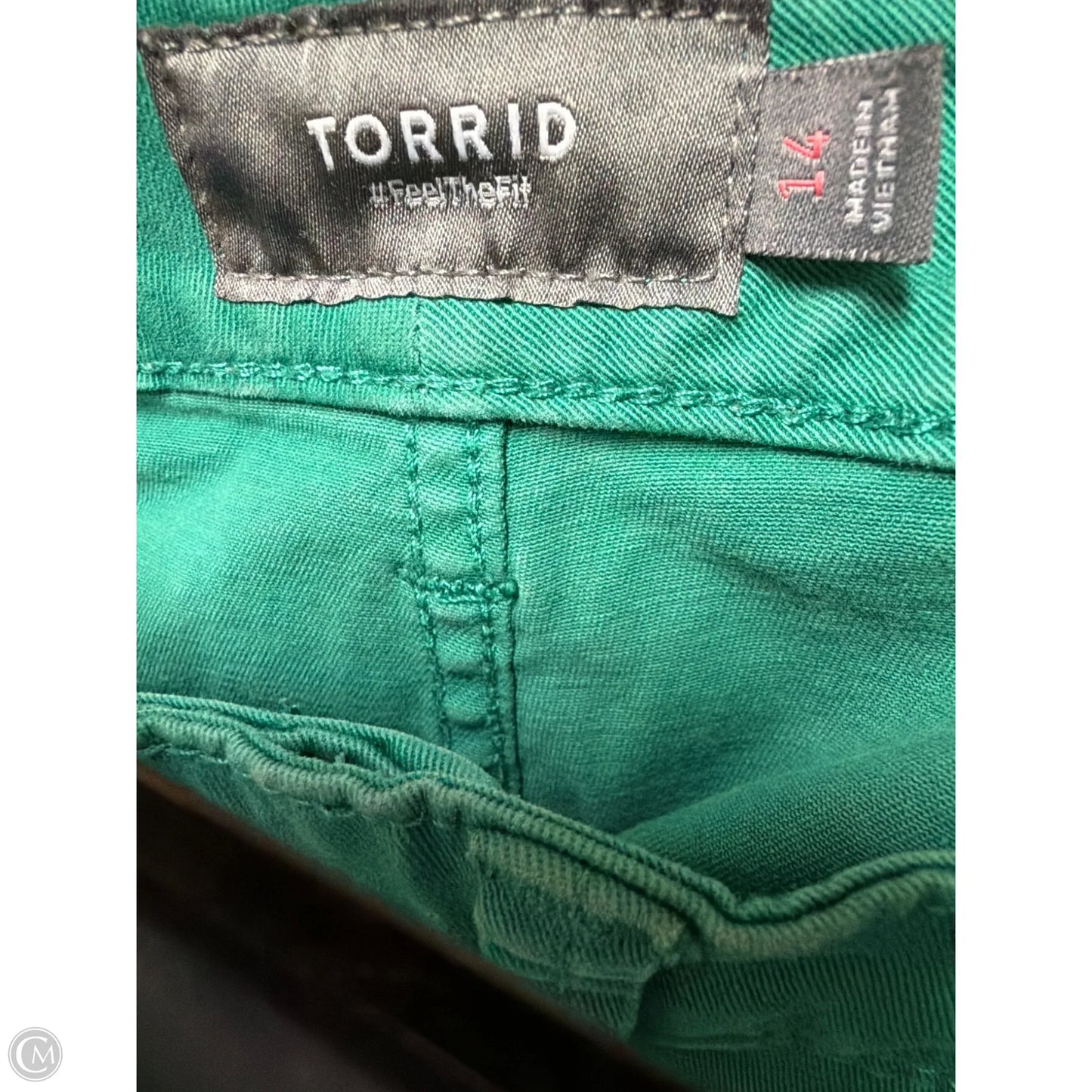 Shorts By Torrid In Green, Size: 14