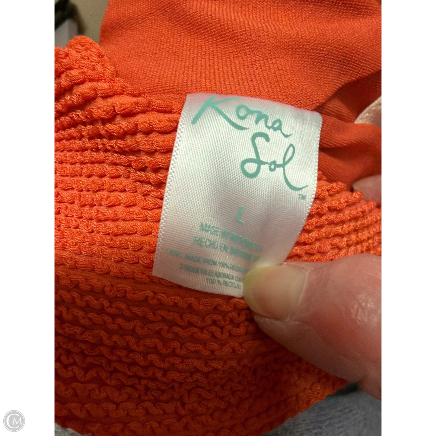 Swimsuit By Kona Sol In Orange, Size: L