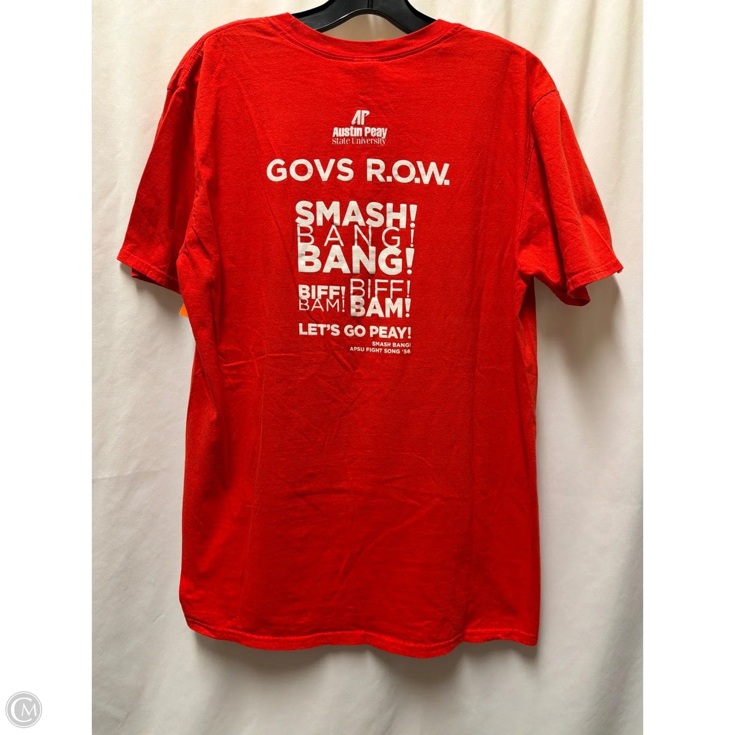 Top Short Sleeve By Gildan In Red, Size: L