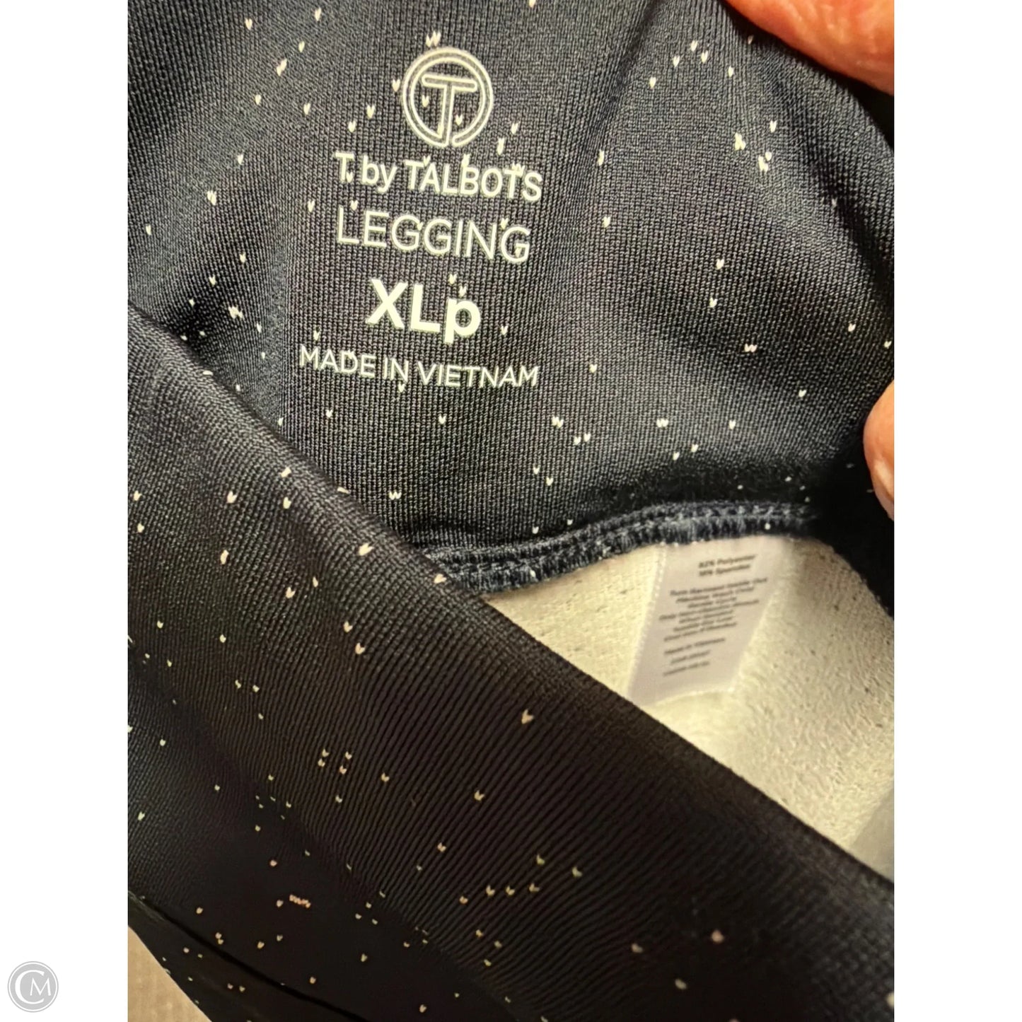 Athletic Leggings By Talbots In Navy, Size: Xlp