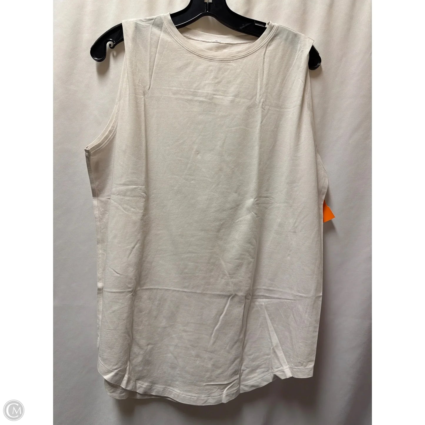 Athletic Tank Top By Lululemon In White, Size: M