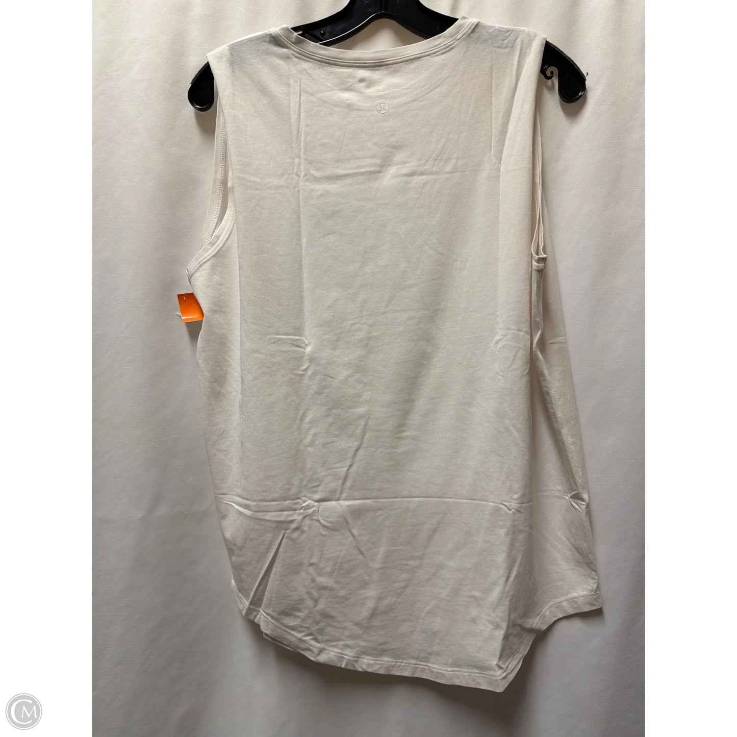 Athletic Tank Top By Lululemon In White, Size: M