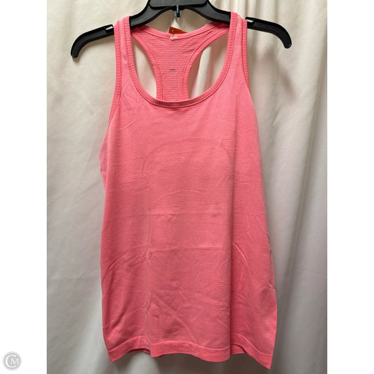 Athletic Tank Top By Lululemon In Pink, Size: M