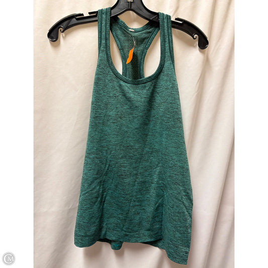 Athletic Tank Top By Lululemon In Green, Size: M