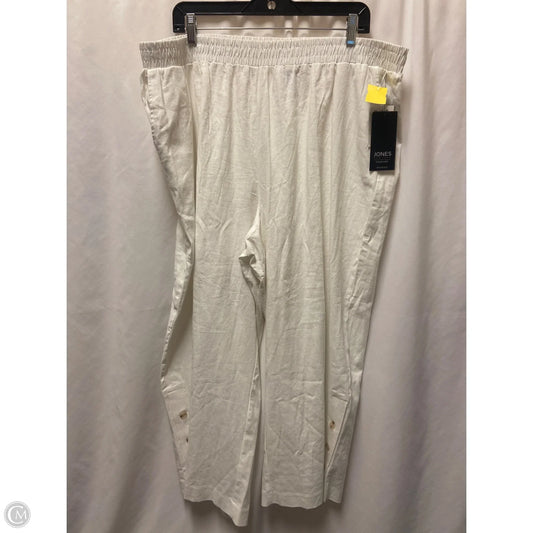 Pants Cropped By Jones New York In White, Size: 2x