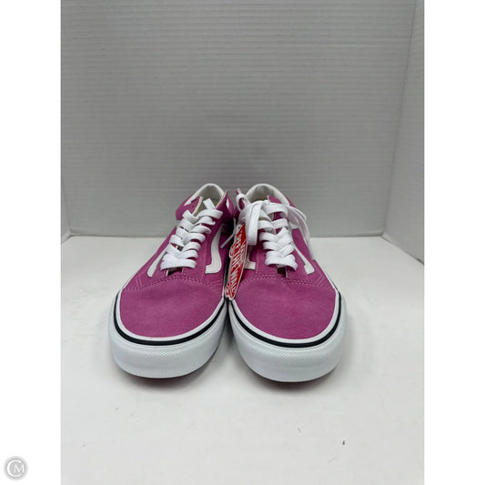 Shoes Sneakers By Vans In Pink, Size: 9.5