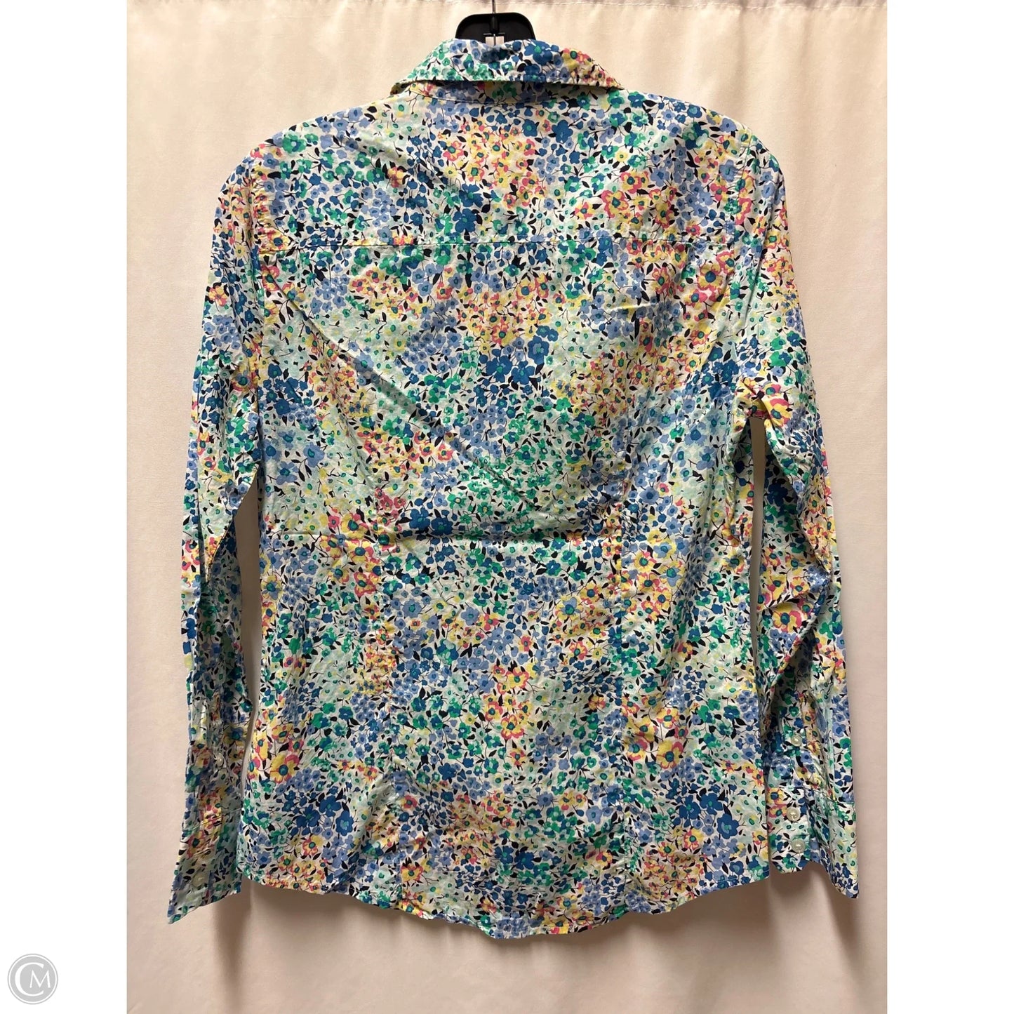 Top Long Sleeve By J. Crew In Blue, Size: S