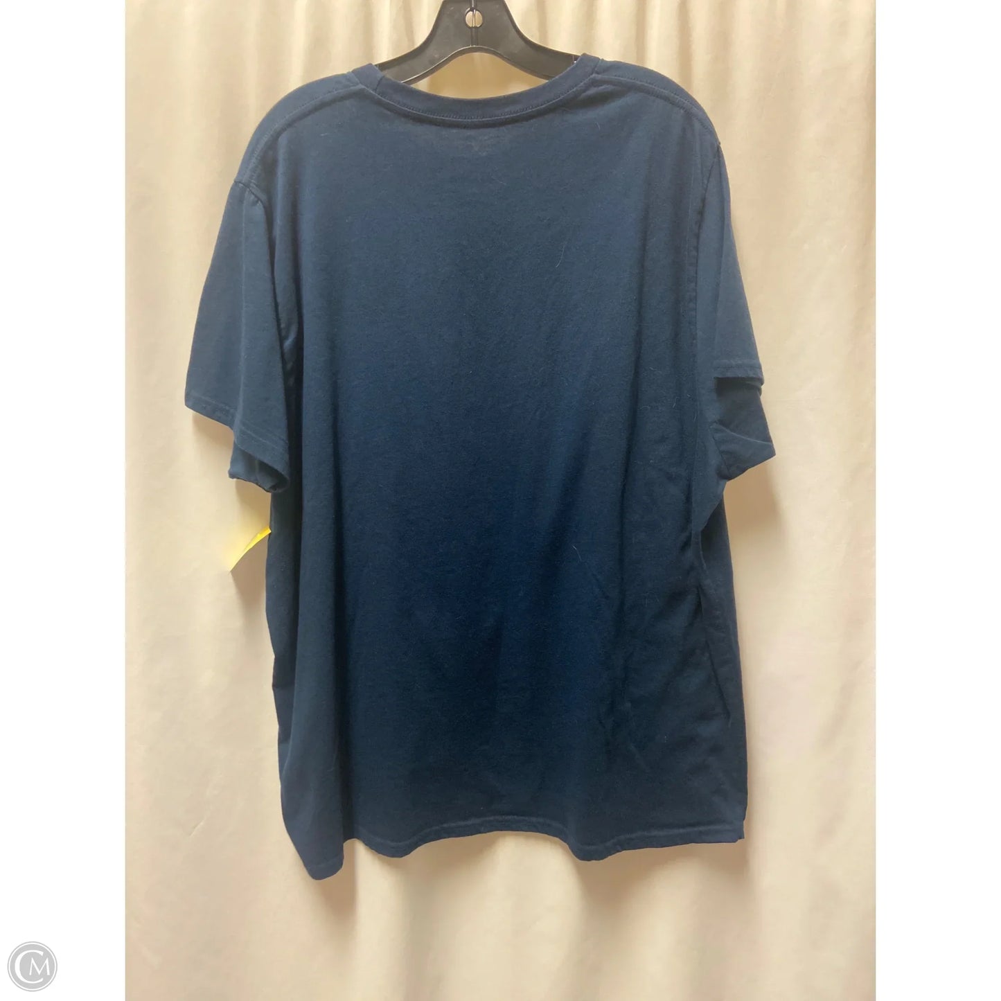 Top Short Sleeve By Clothes Mentor In Navy, Size: 2x