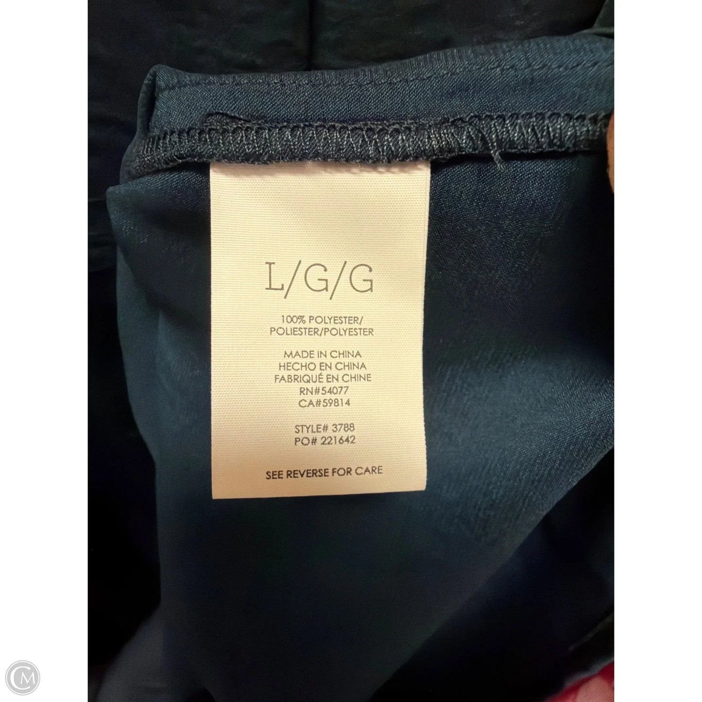 Tank Top By Cabi In Navy, Size: L