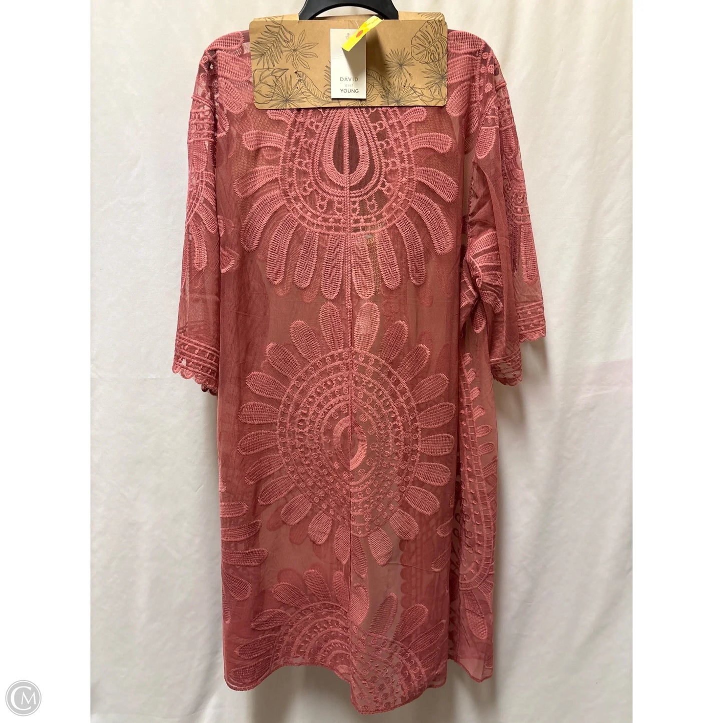 Swimwear Cover-up By David And Young In Mauve, Size: Osfm
