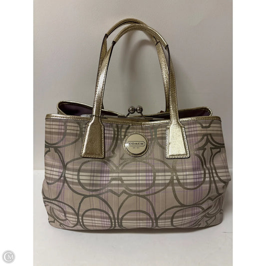 Handbag Designer By Coach, Size: Medium