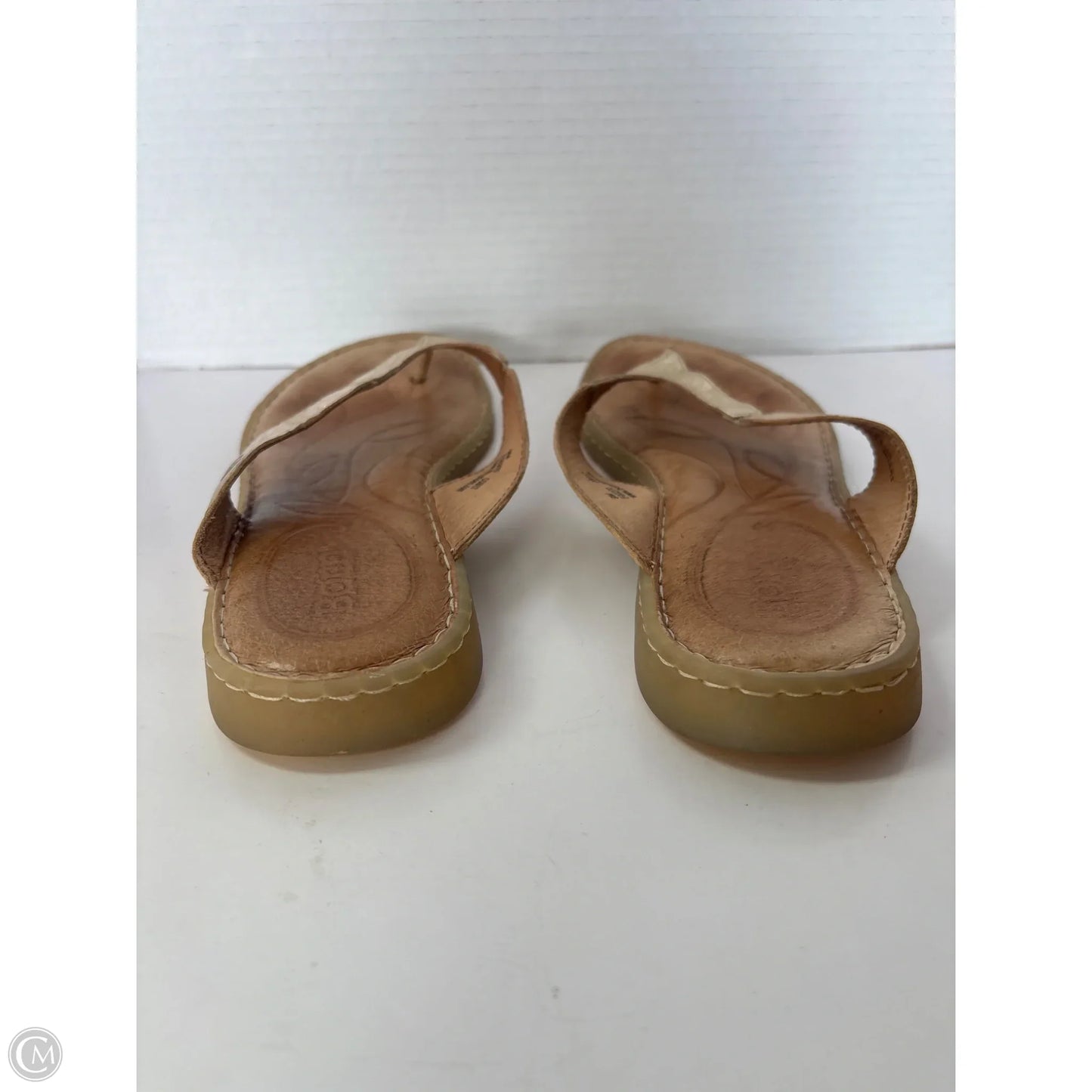 Sandals Flip Flops By Born In Gold, Size: 9