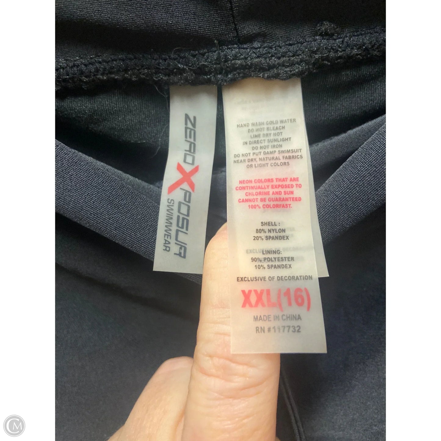 Swimsuit Bottom By Zero Xposure In Black, Size: 16