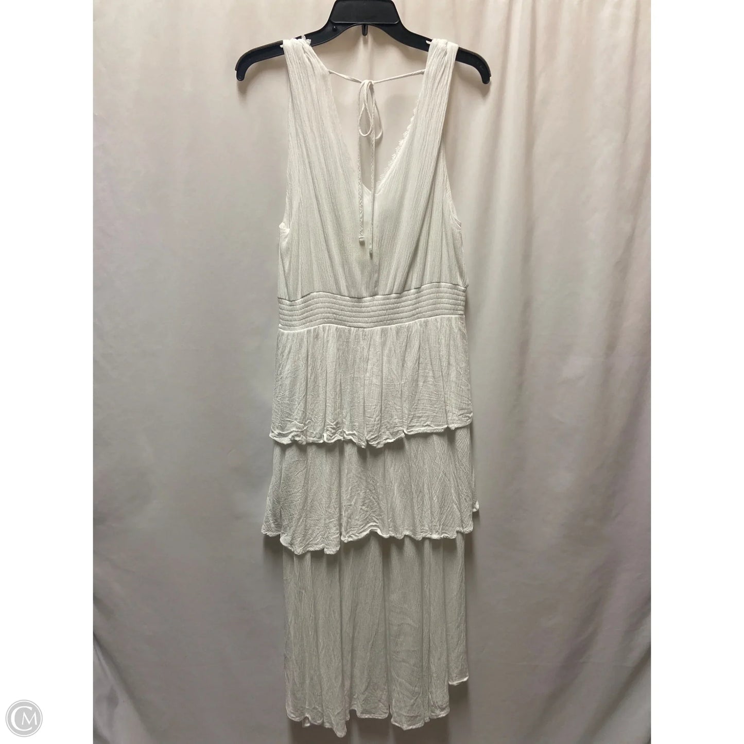 Dress Casual Maxi By Jessica Simpson In White, Size: L