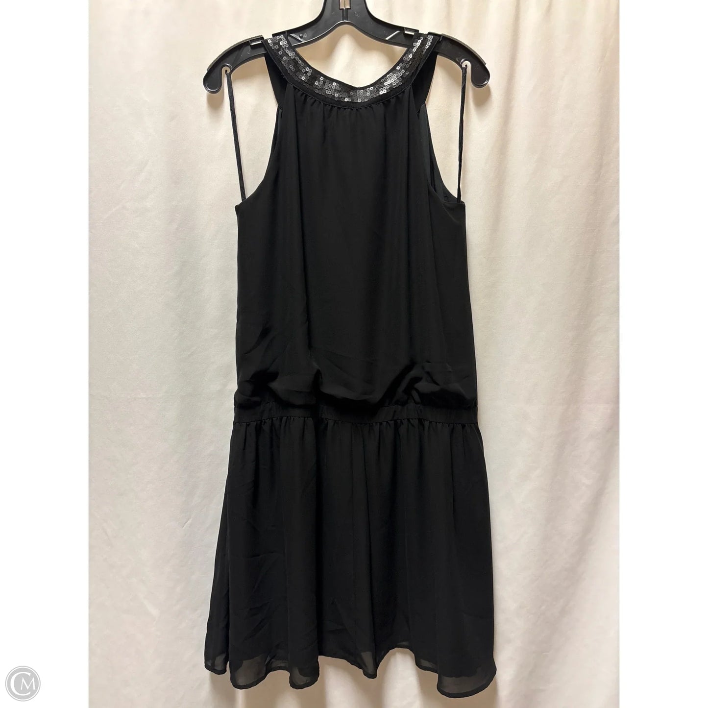 Dress Casual Midi By Merona In Black, Size: L